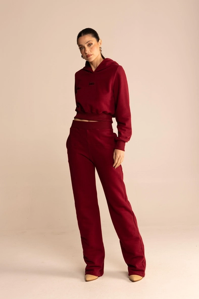 Calça Feminina Moletom Reta Comfort