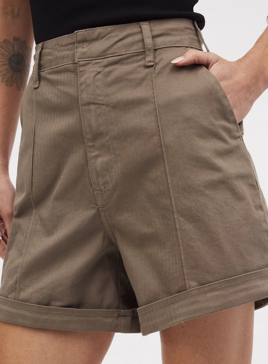 Short Sarja Cinza 4