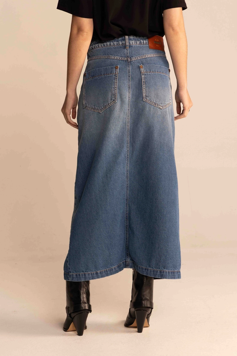 Saia Jeans Índigo 4