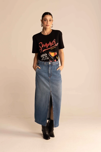 Saia Jeans