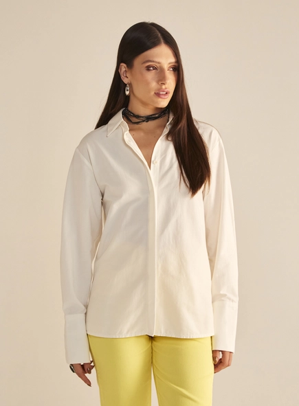 Camisa Feminina Comfort Tricoline