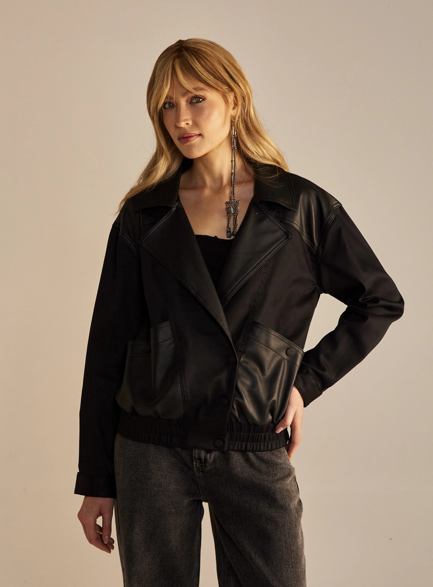Jaqueta Sarja Preto 1