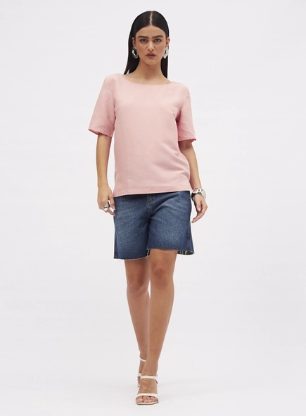 Camiseta Comfort Fashion Com Linho
