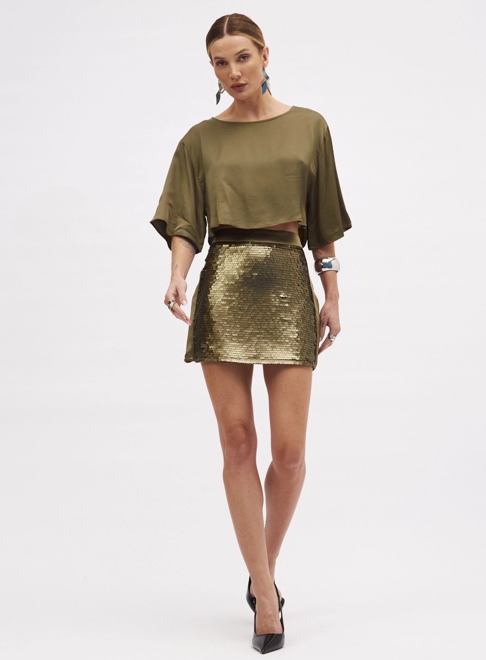 Camiseta Square Fashion Cinza 1