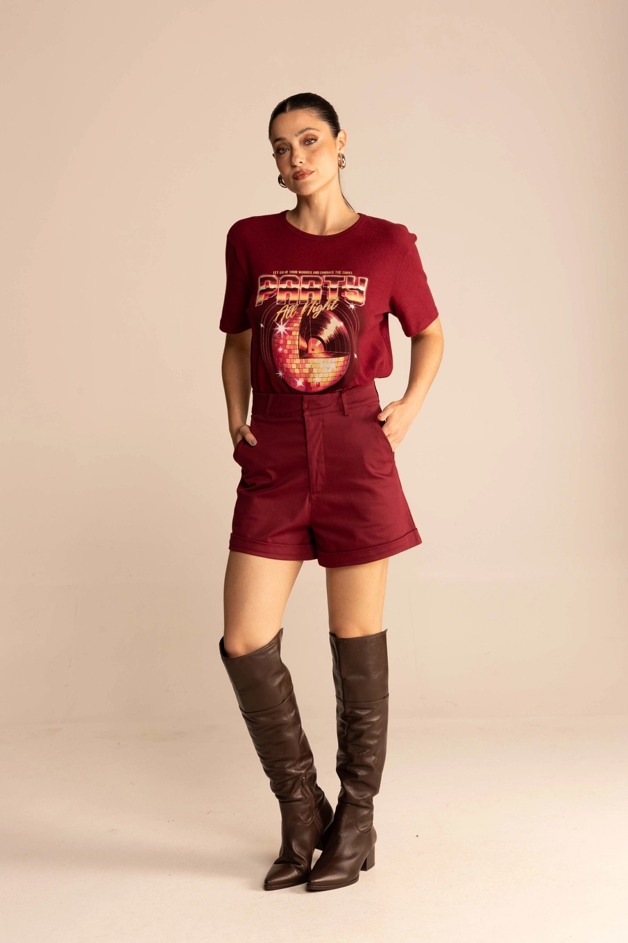 Camiseta Estampada Bordô Bloodstone 4