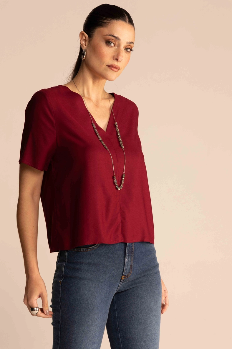 Camiseta Sommer Bordô Bloodstone 1