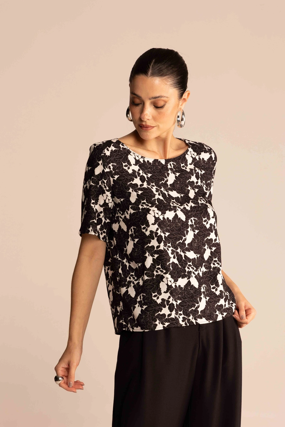 Camiseta Feminina Comfort Estampada Estampados 1