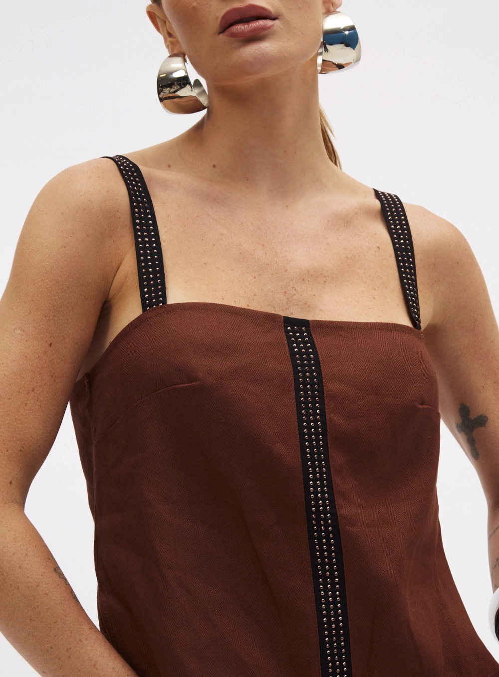 Blusa Linho Marrom 4