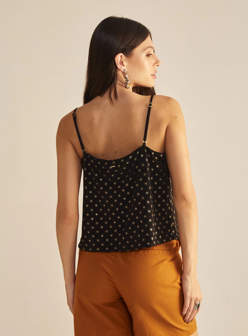 Blusa Feminina Comfort Estampada Com Aplicação Estampados 3