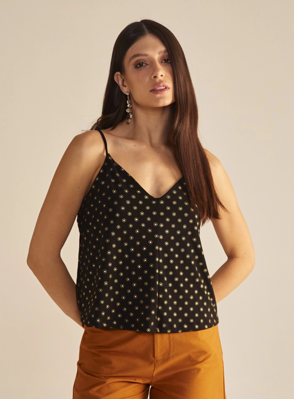 Blusa Feminina Comfort Estampada Com Aplicação Estampados 1
