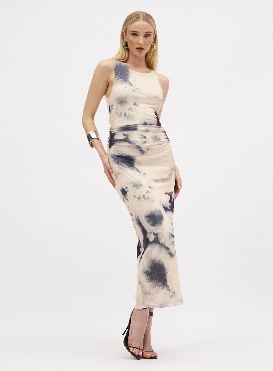 Vestido Tule Estampado Estampados 2