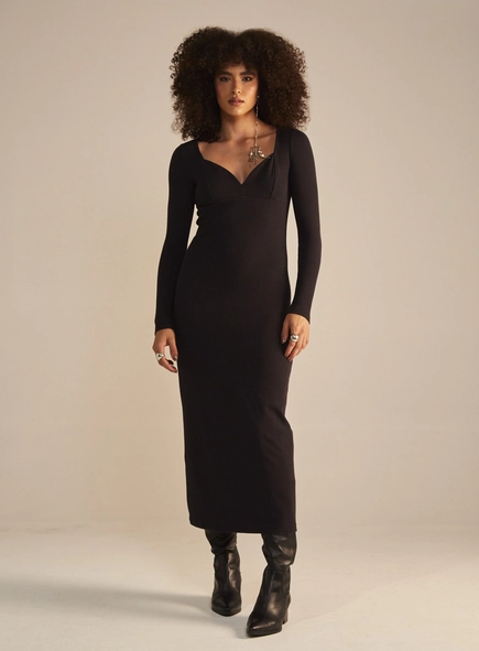 Vestido Canelado