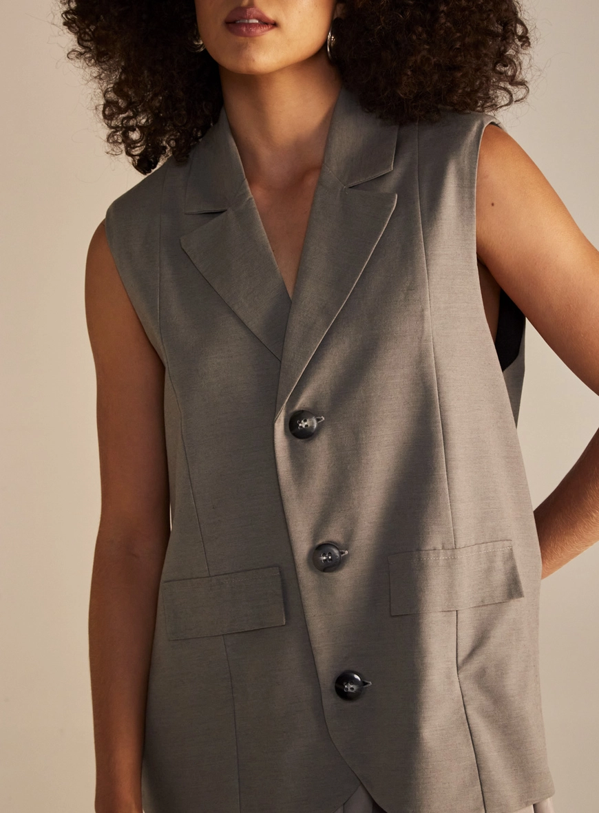 Vestido Sommer Cinza 2
