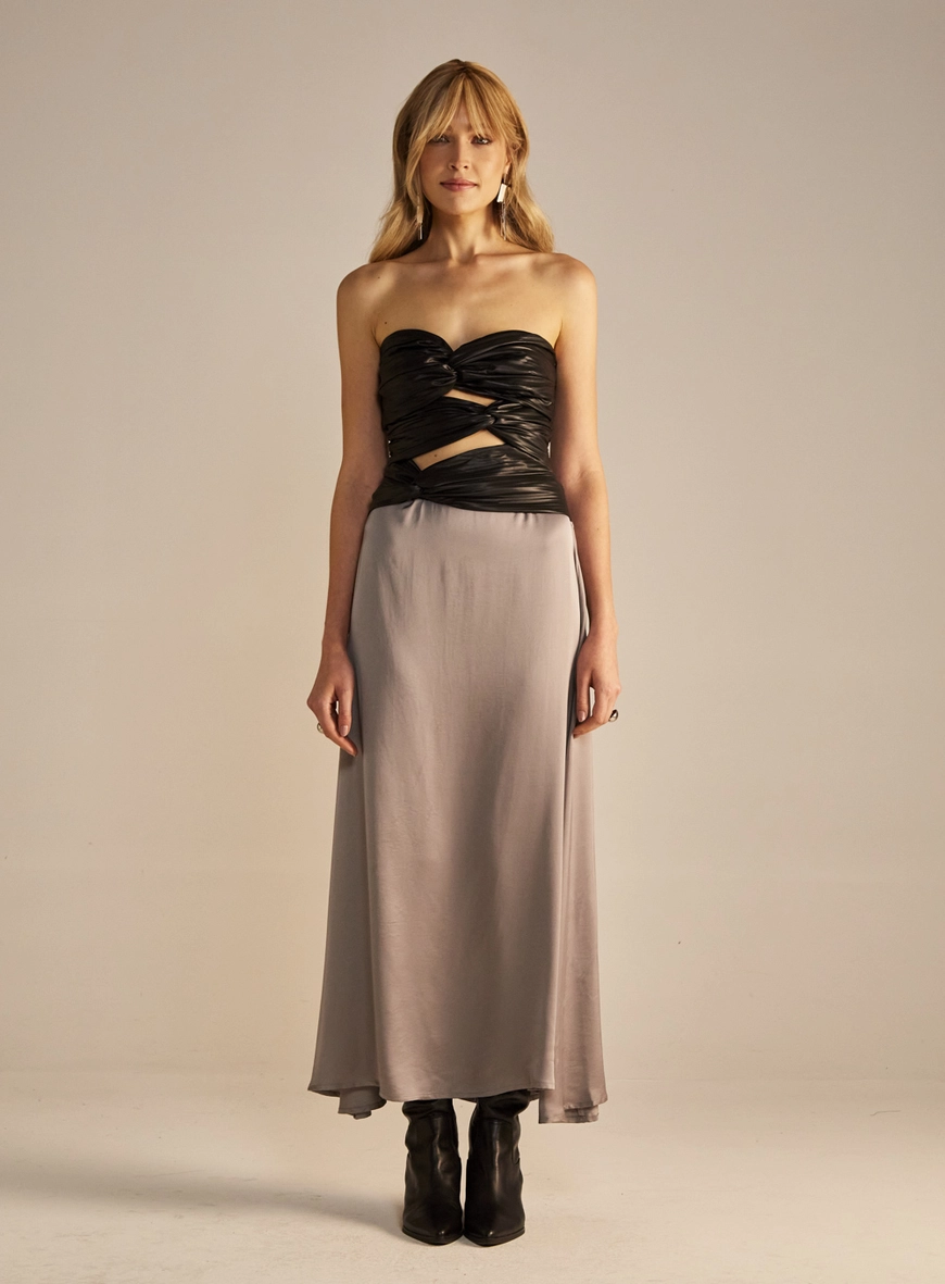 Vestido Plissado Preto 4