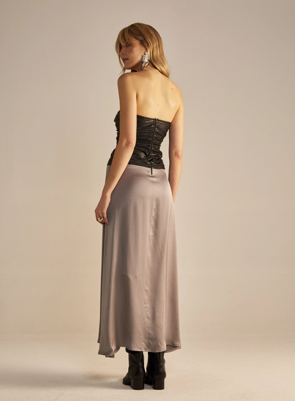 Vestido Plissado Preto 3