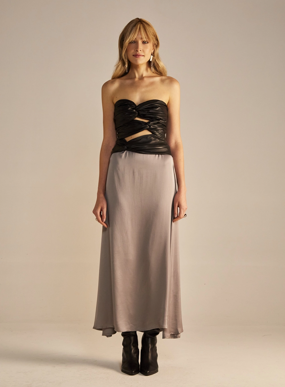 Vestido Plissado Preto 4