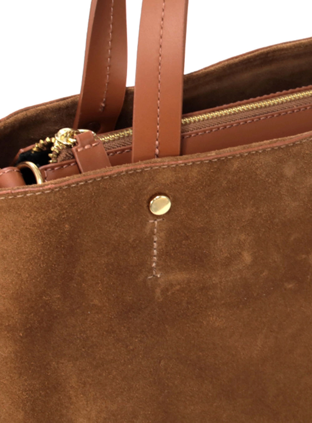 Bolsa Boho Grande Camurça Caramelo