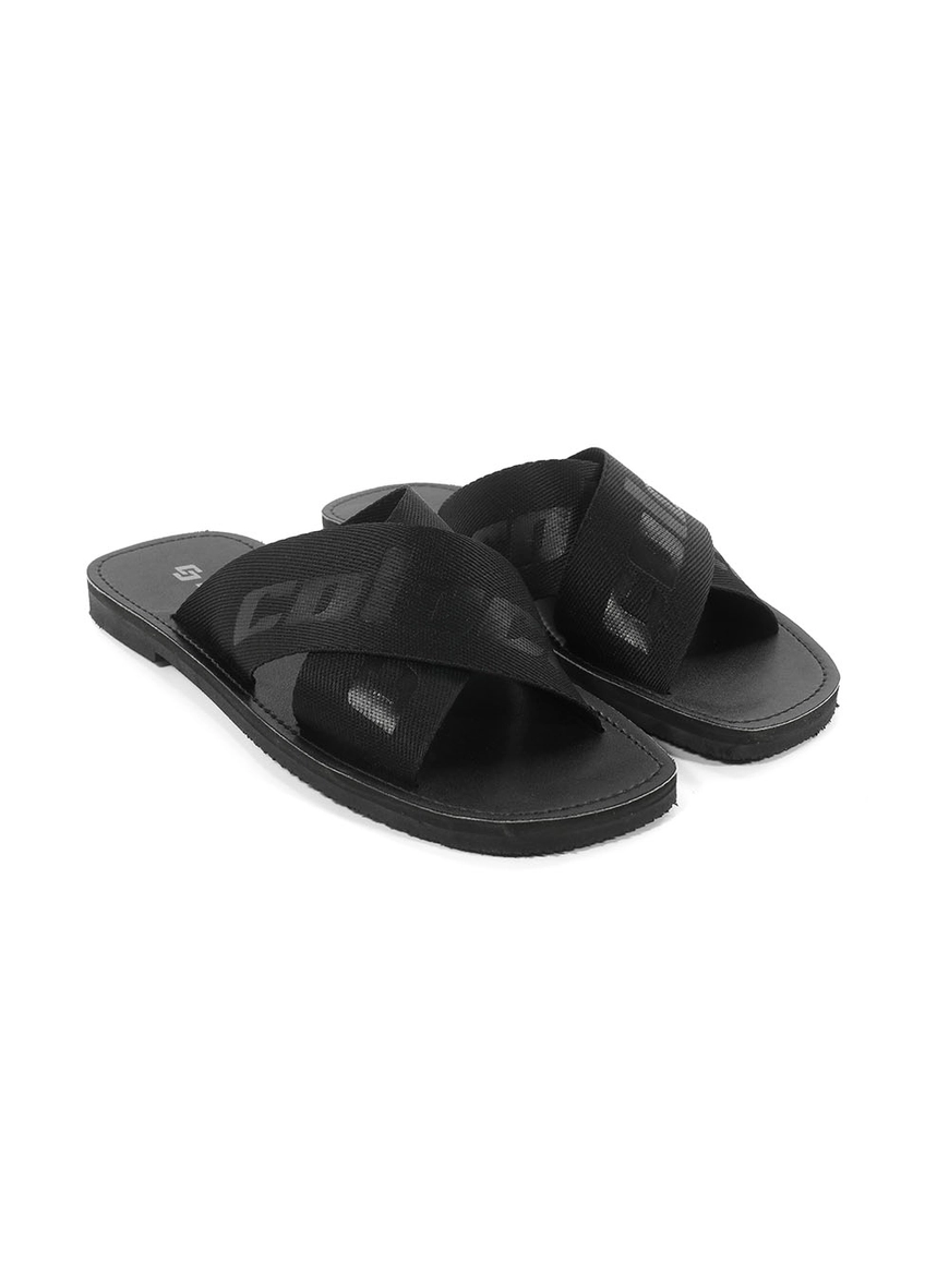Sandália Feminina Slide Tira Cruzada Colcci