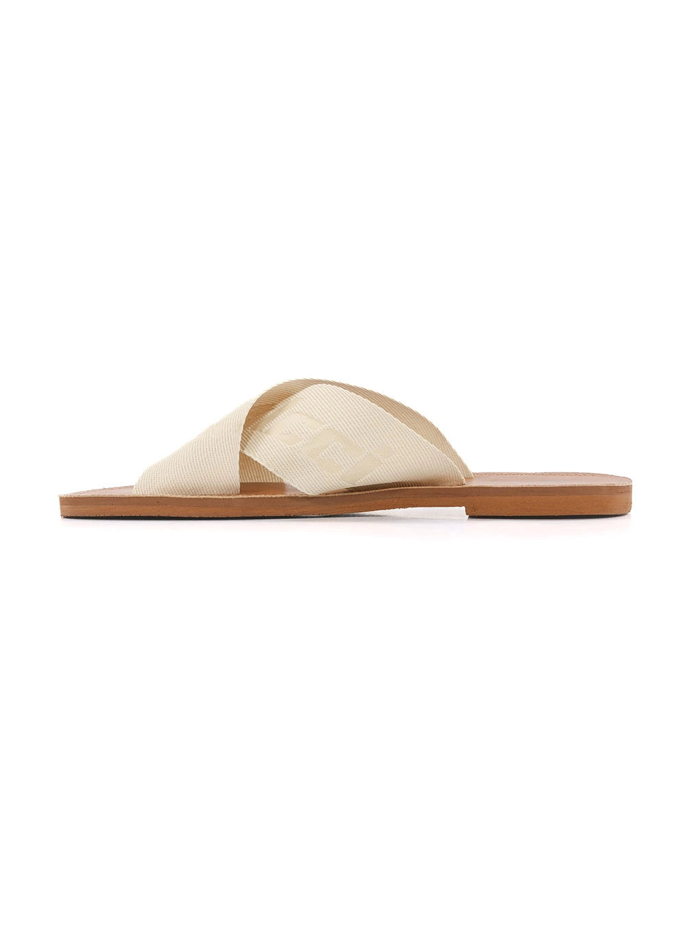 Sandália Feminina Slide Tira Cruzada Colcci Off Shell