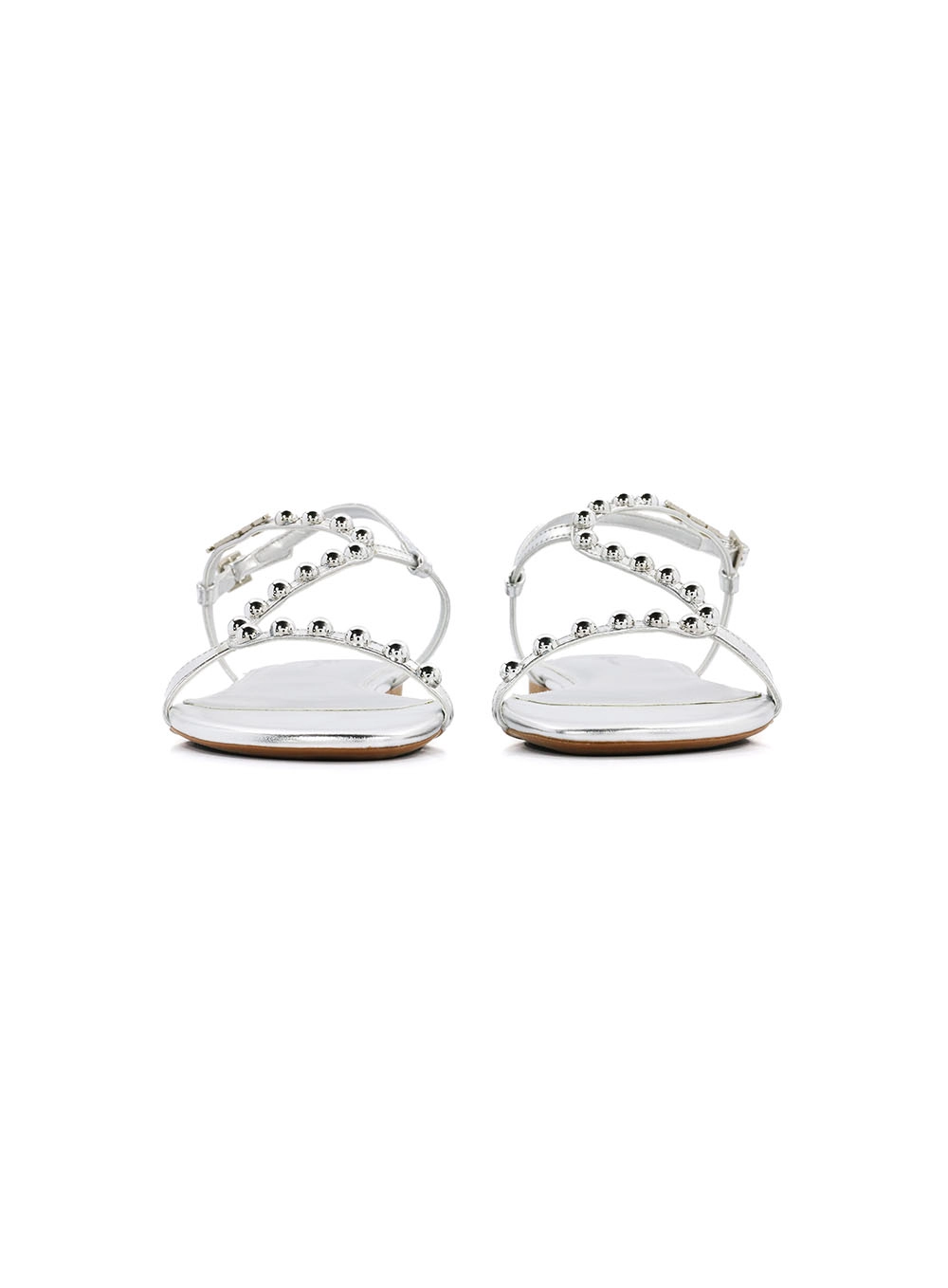 Sandália Fem Colcci Tachas Redondas Prata