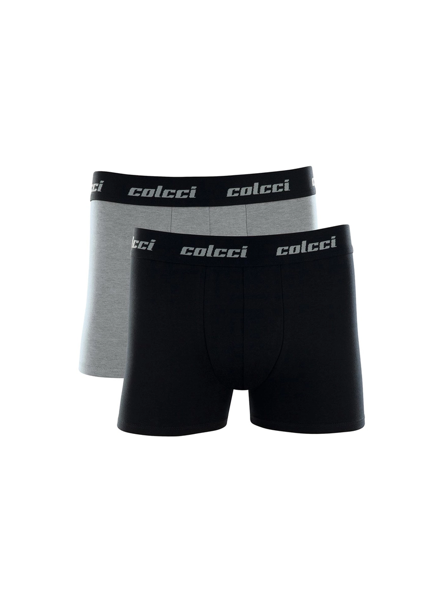 Kit Duo Boxer Cotton Elástico Bordado