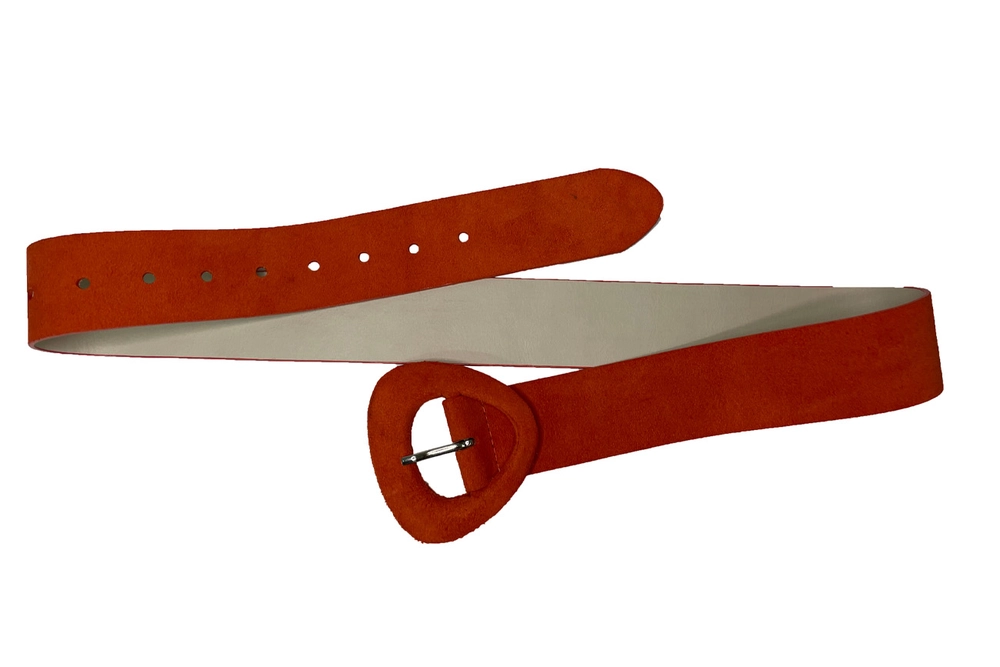 Cinto Feminino Colcci Couro Laranja
