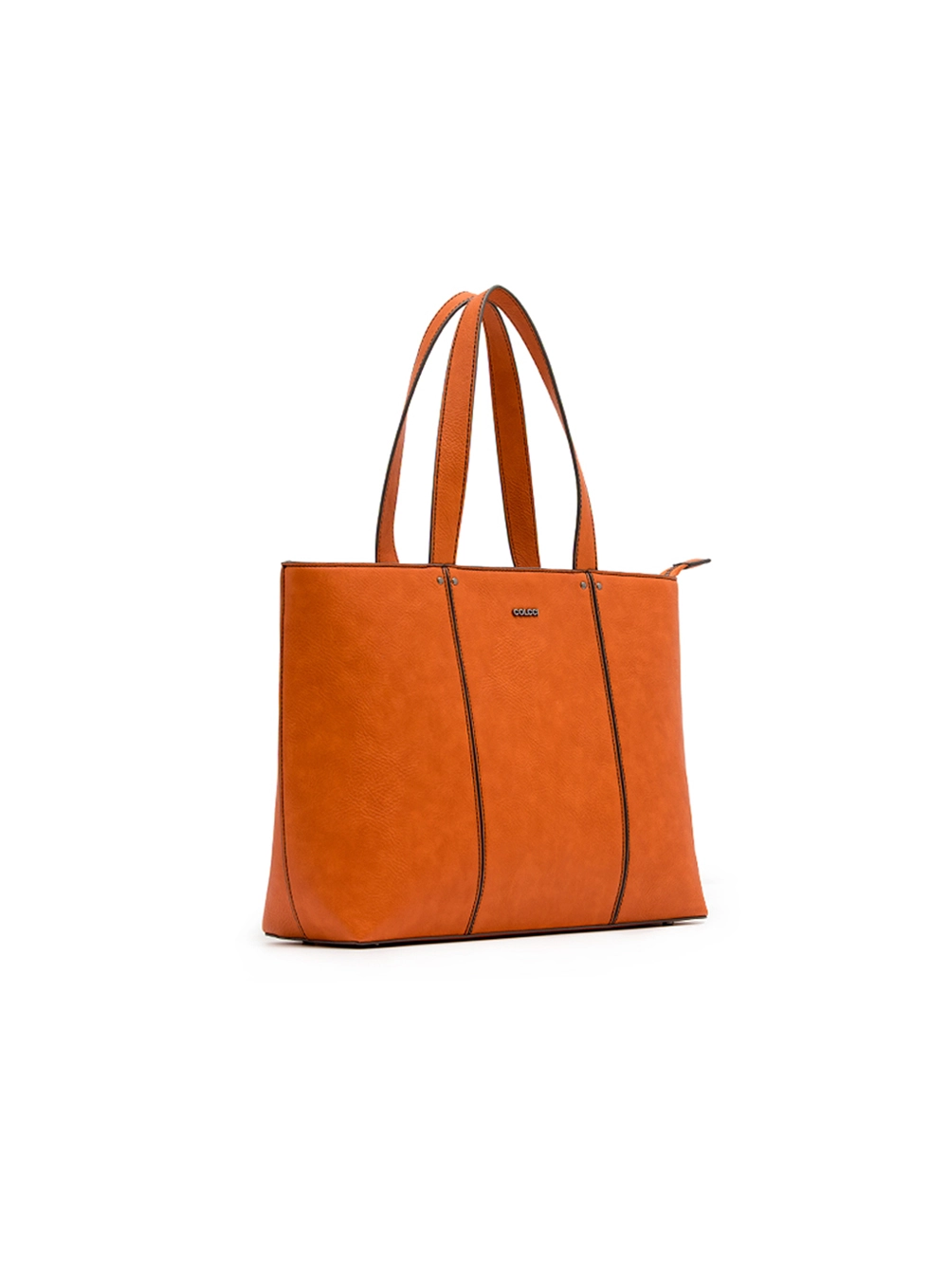 Bolsa Shopping Bag Texture Laranja