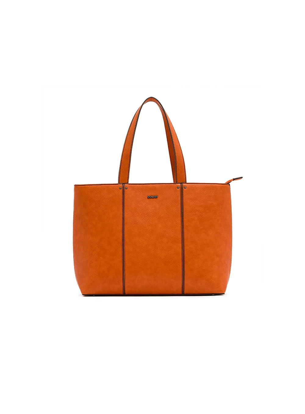 Bolsa Shopping Bag Texture Laranja