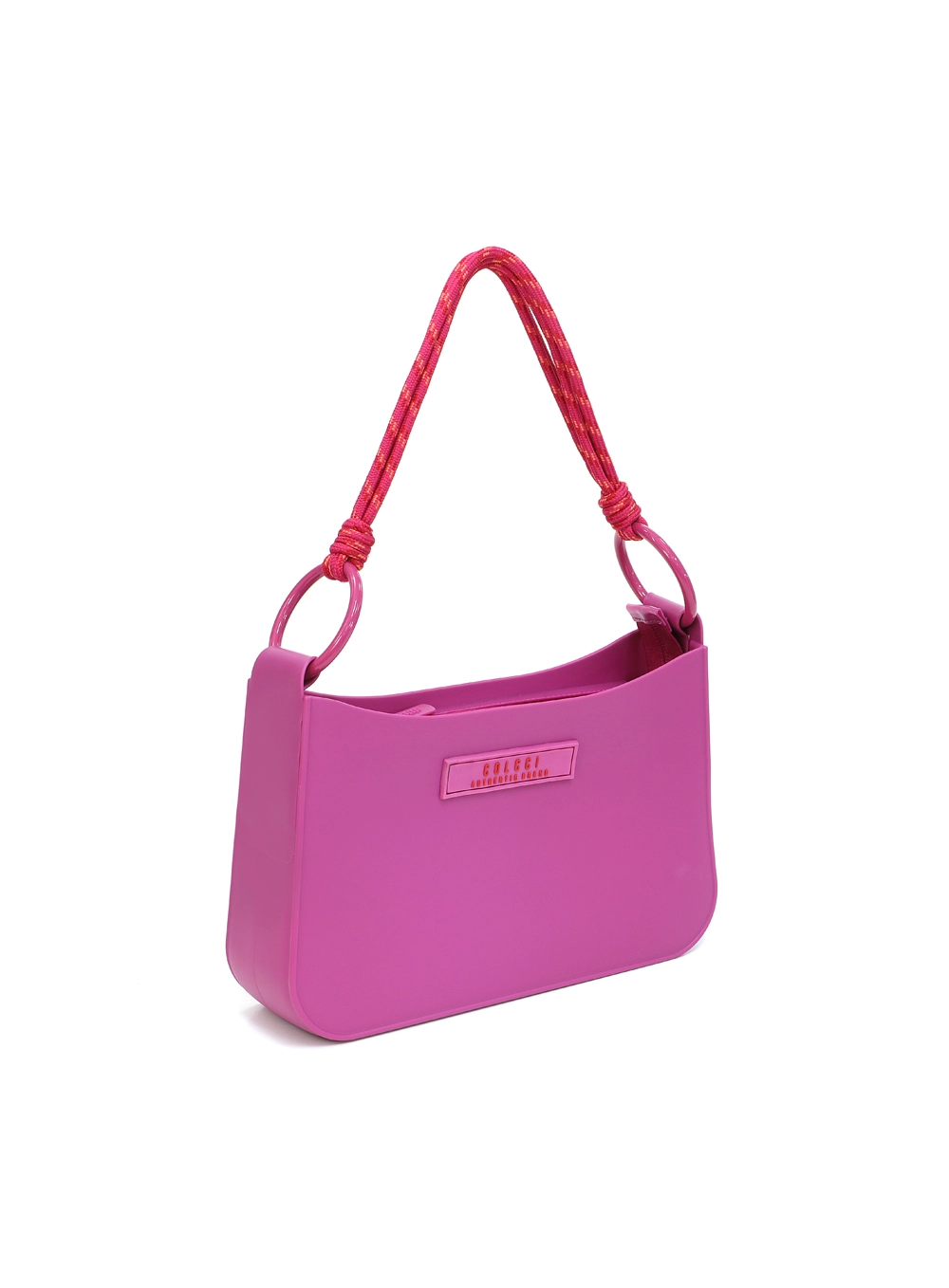 Bolsa Baguette Nápoles Corda Rosa