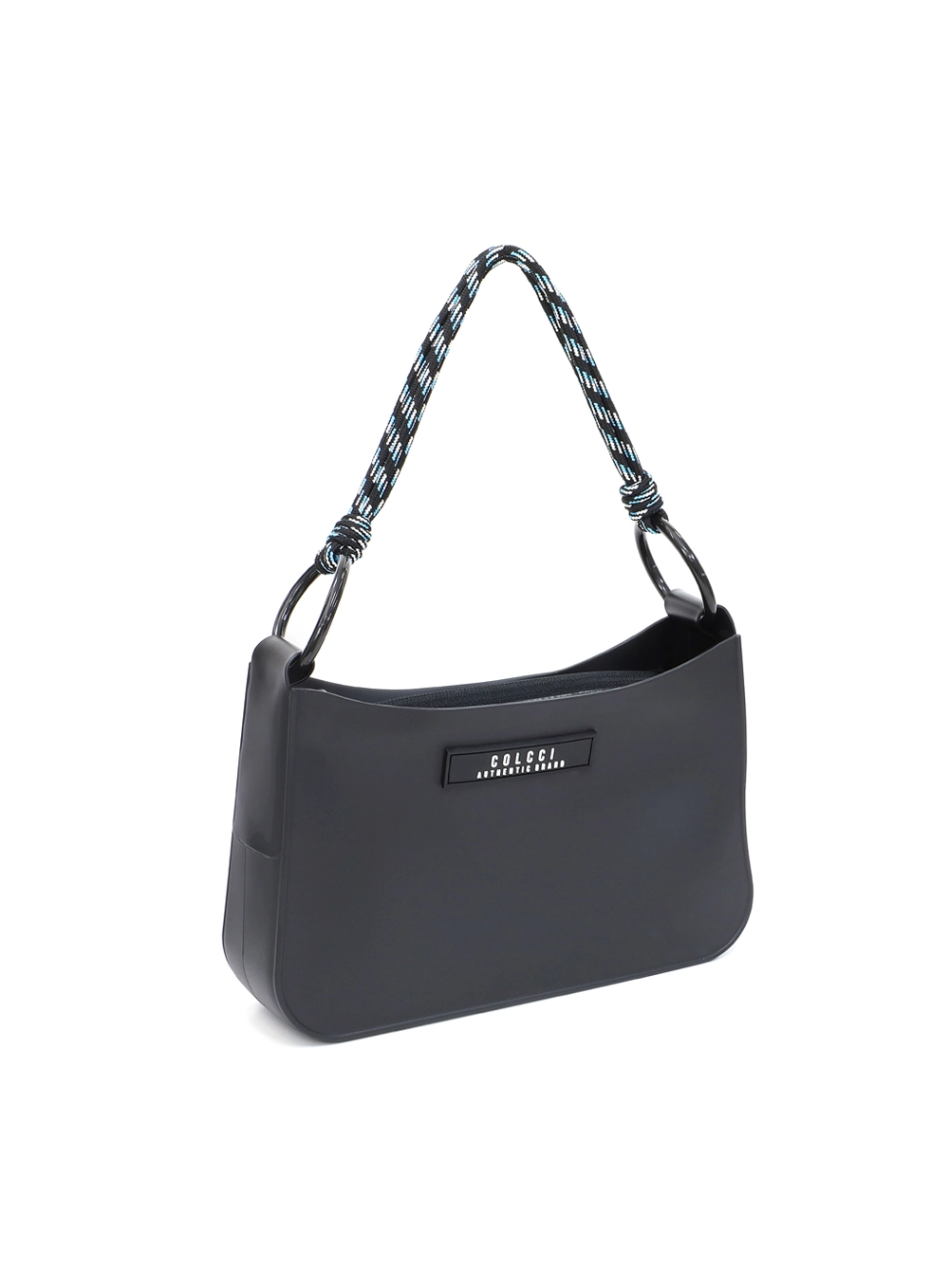 Bolsa Baguette Nápoles Corda Preto