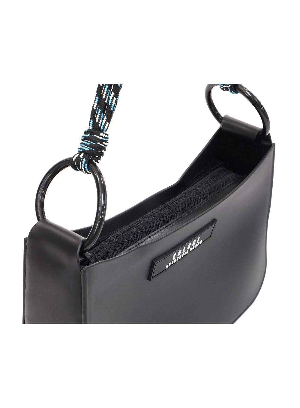 Bolsa Baguette Nápoles Corda Preto