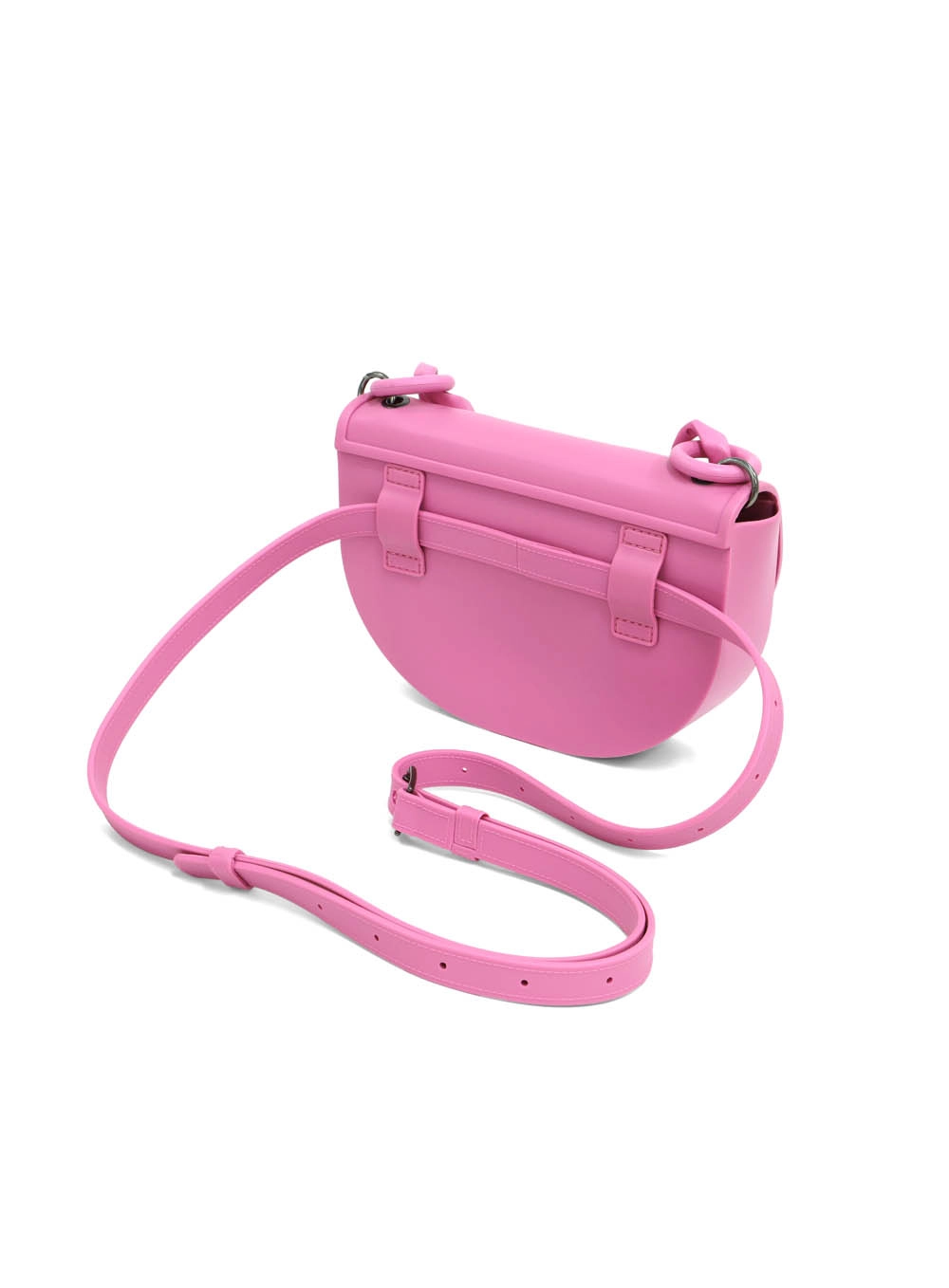Bolsa Dubai Alça Dupla De Corrente Rosa
