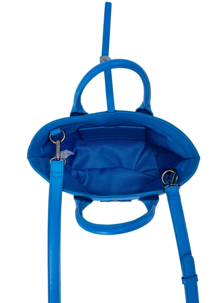Bolsa Tote Renda Azul