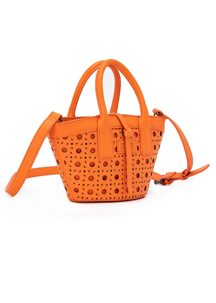 Bolsa Tote Renda Laranja