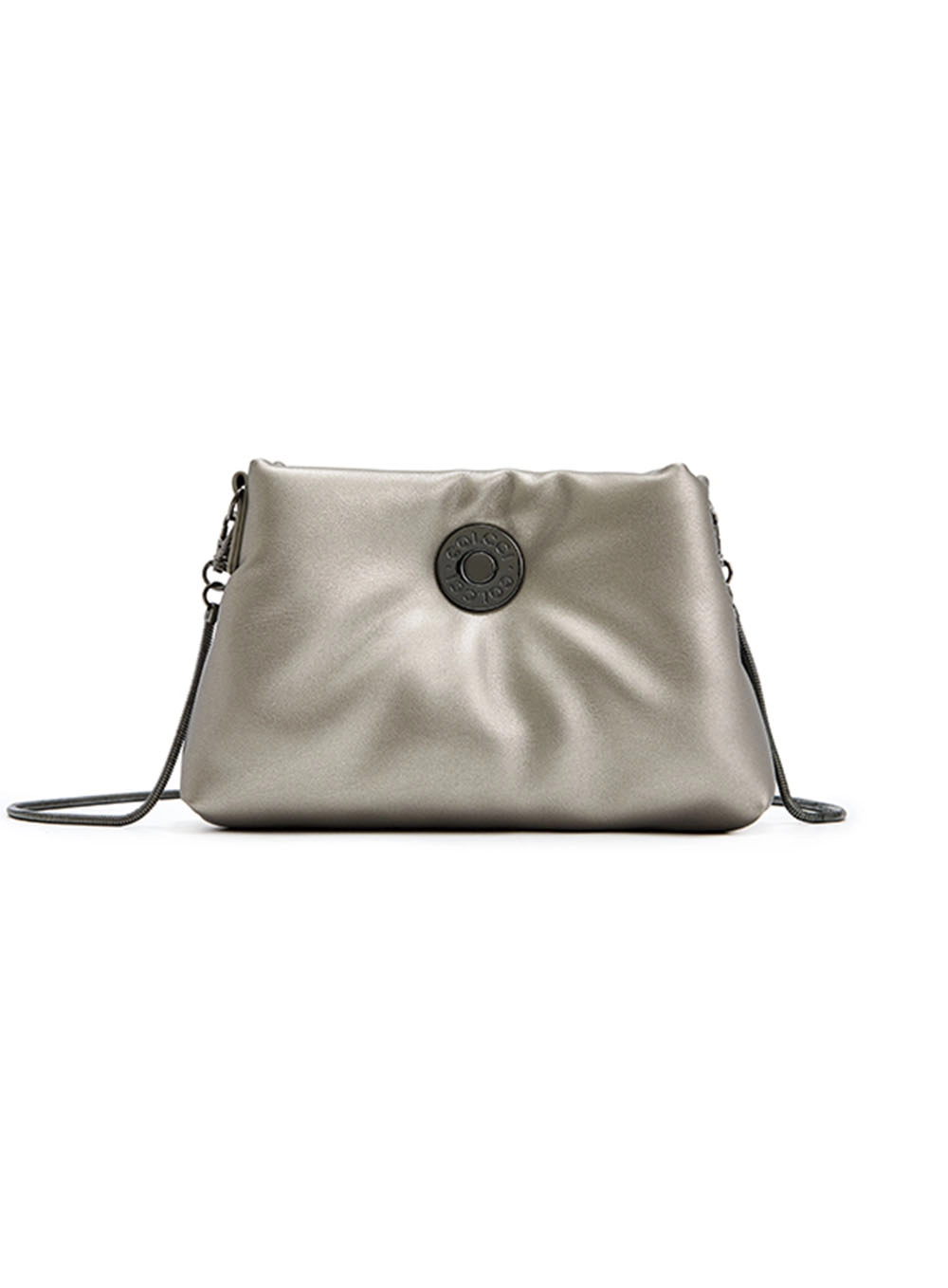 Bolsa Puffer Crossbody Pillow Prata