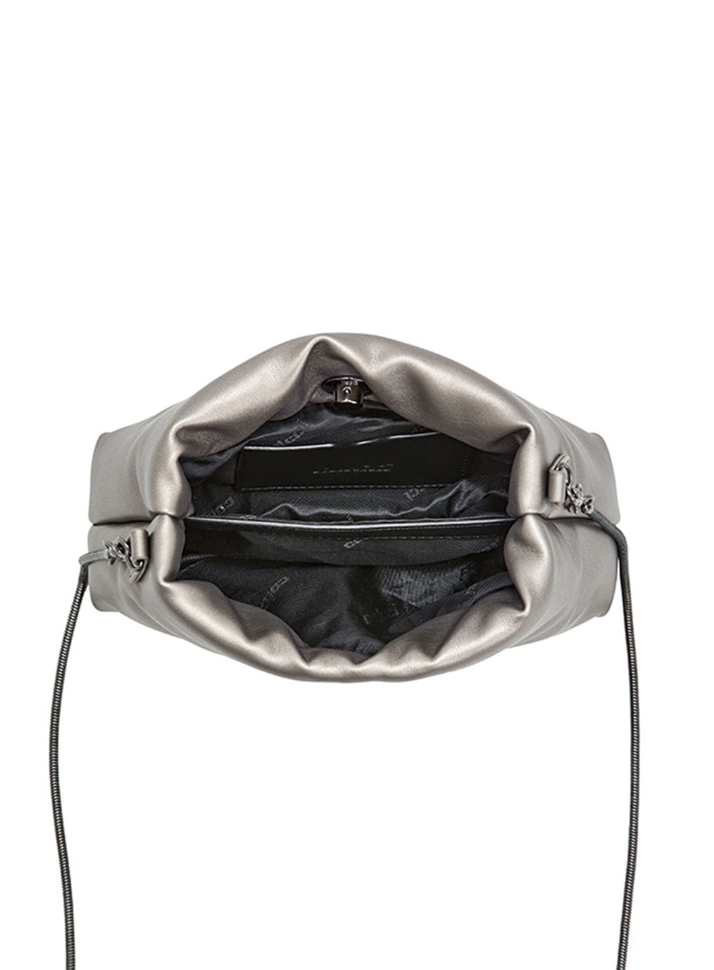 Bolsa Puffer Crossbody Pillow Prata