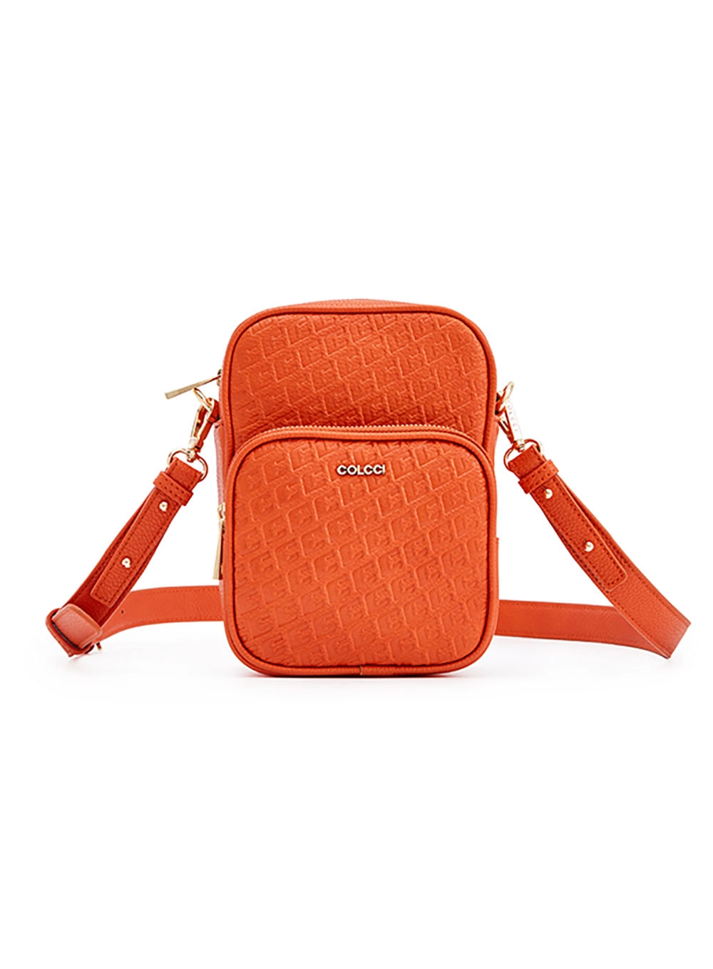 Bolsa Tiracolo Câmera Bag Com Monograma Laranja