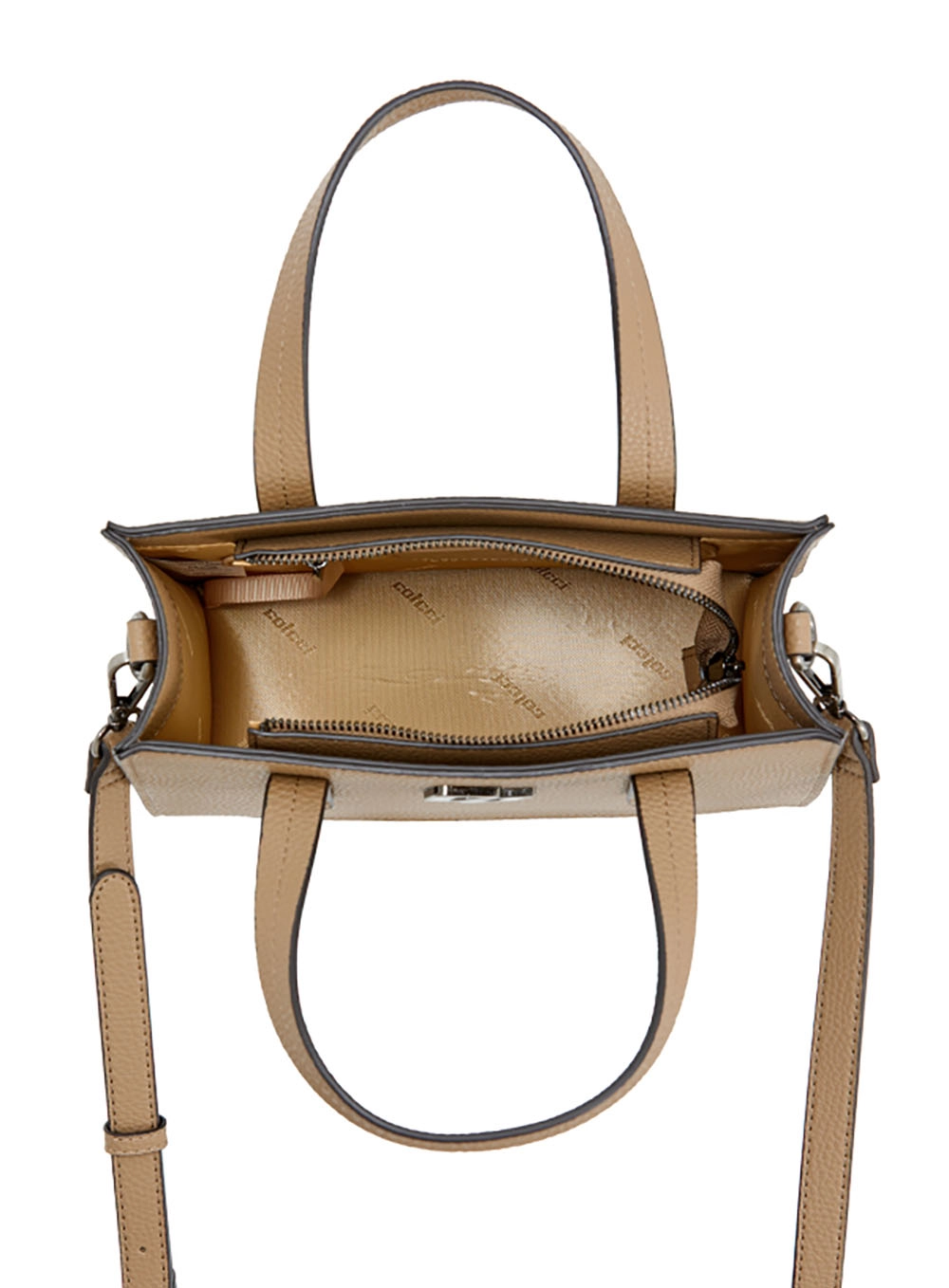 Bolsa Colcci Fem Tote Iconic Bege Misk