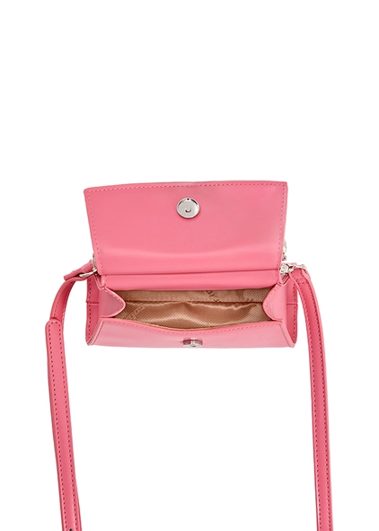 Bolsa Colcci Fem Mini Cross Box Rosa Hiller