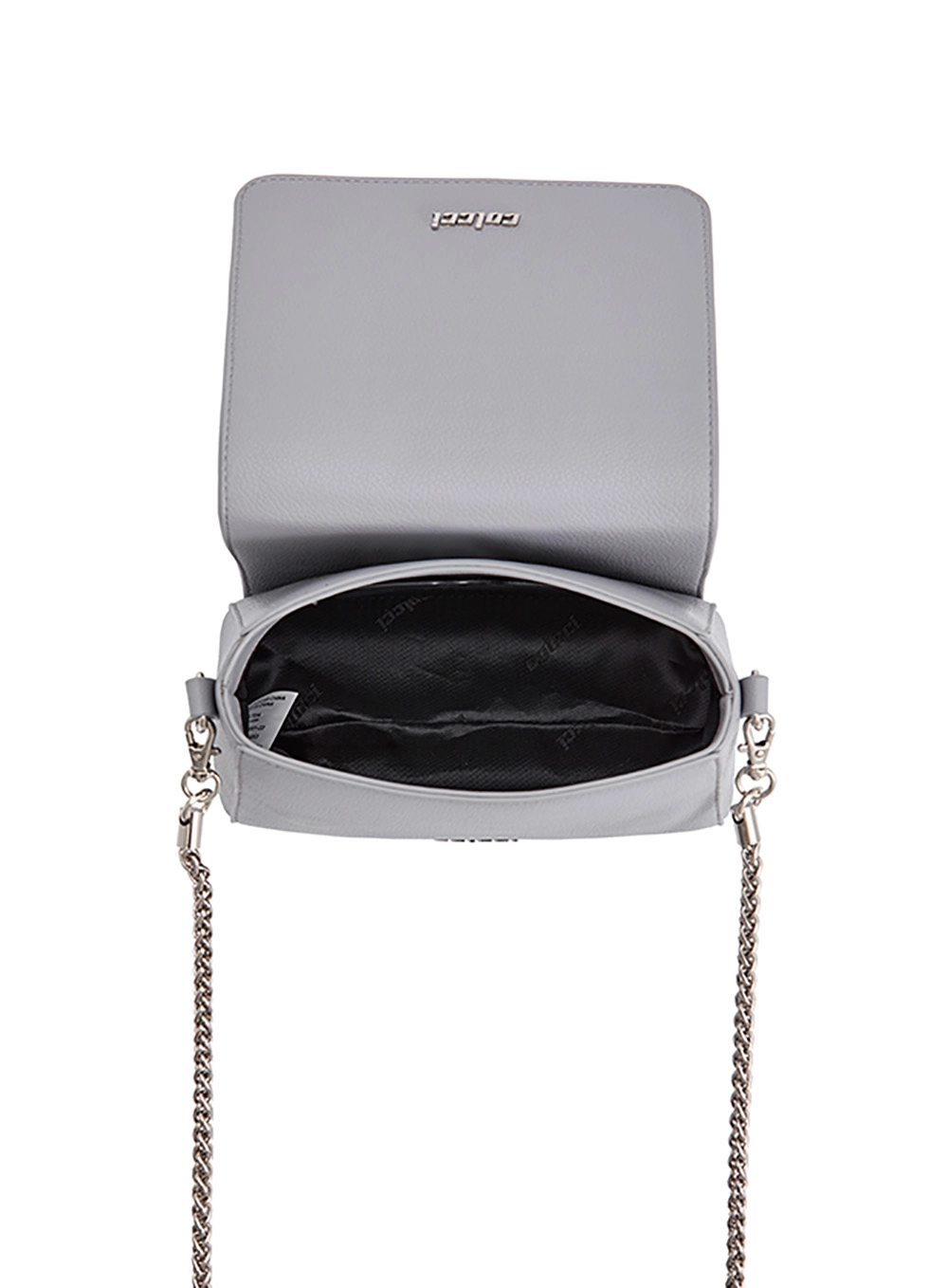 Bolsa Colcci Fem Dupla Face Tachas Cinza