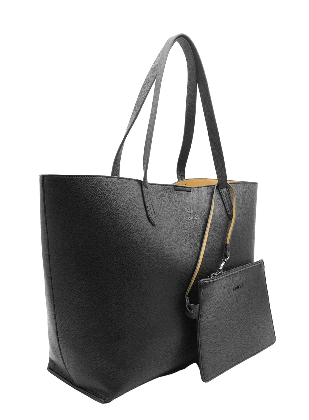 Bolsa Colcci Fem Shop Bag Mini Floate Preto