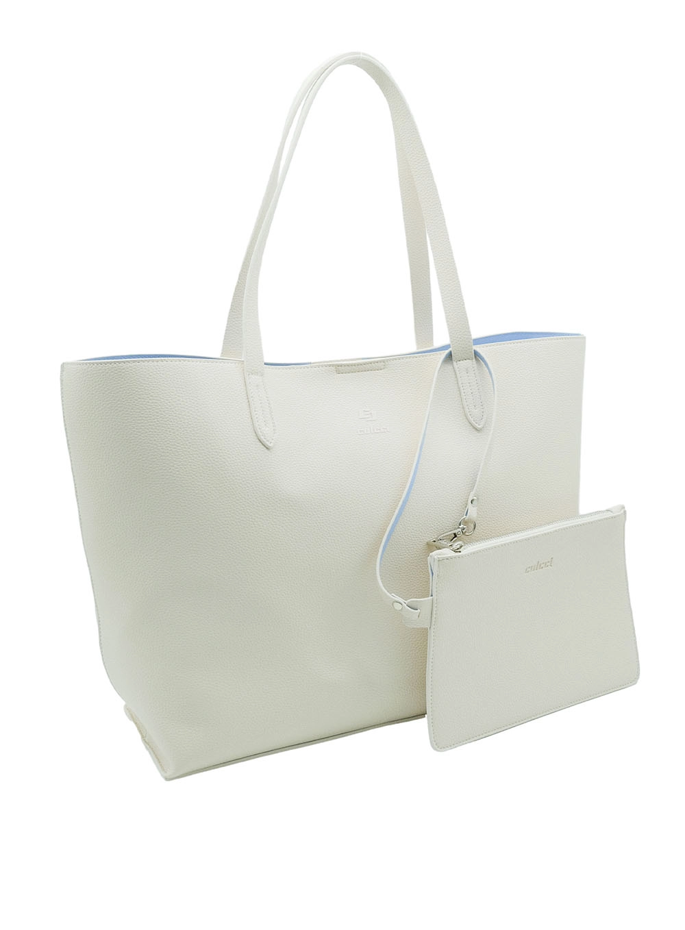 Bolsa Colcci Fem Shop Bag Mini Floate Off White