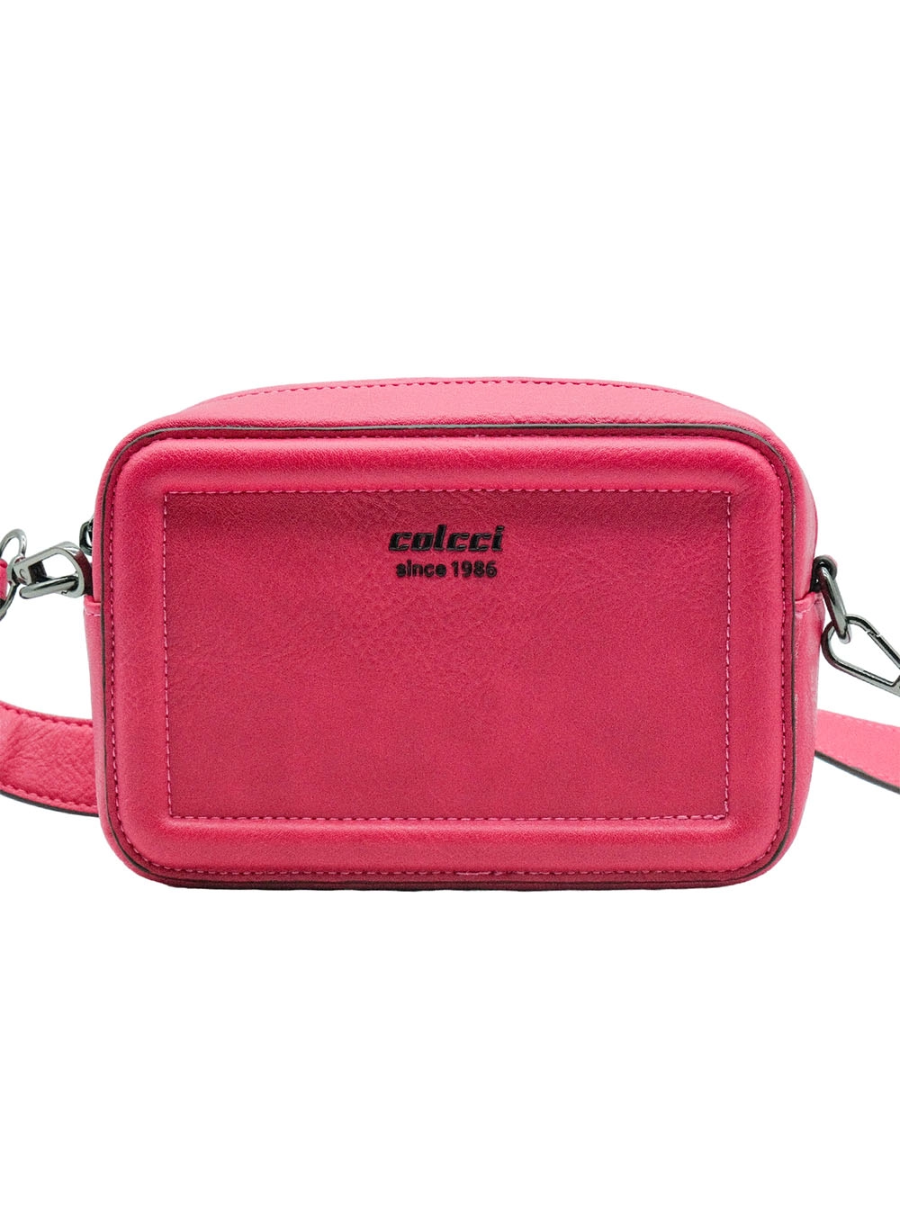 Bolsa Colcci Fem Camera Bag Textura Rosa
