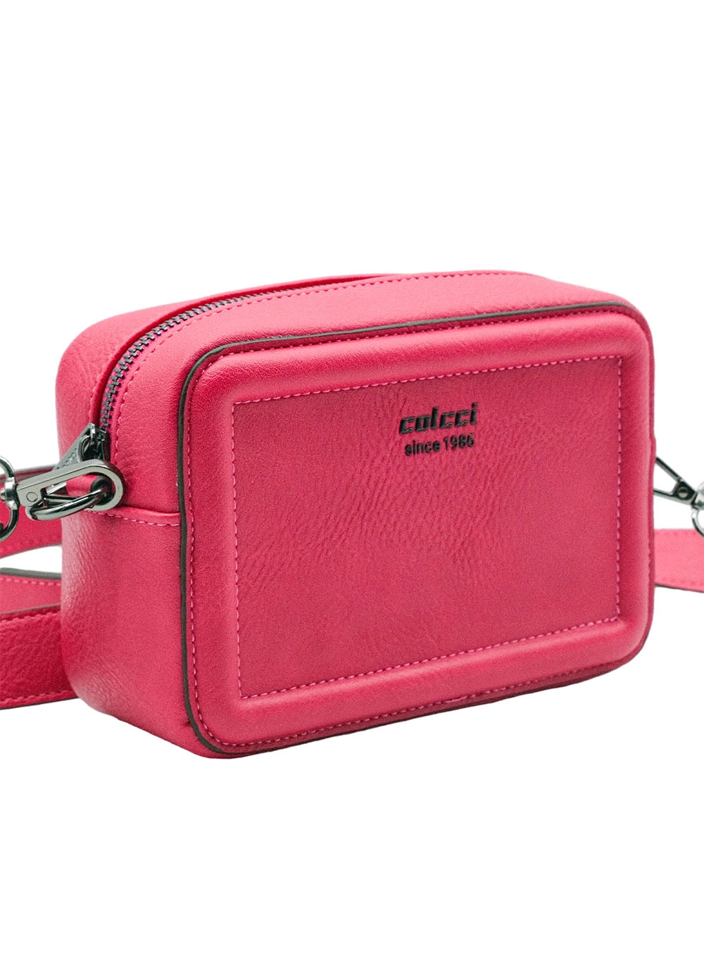 Bolsa Colcci Fem Camera Bag Textura Rosa