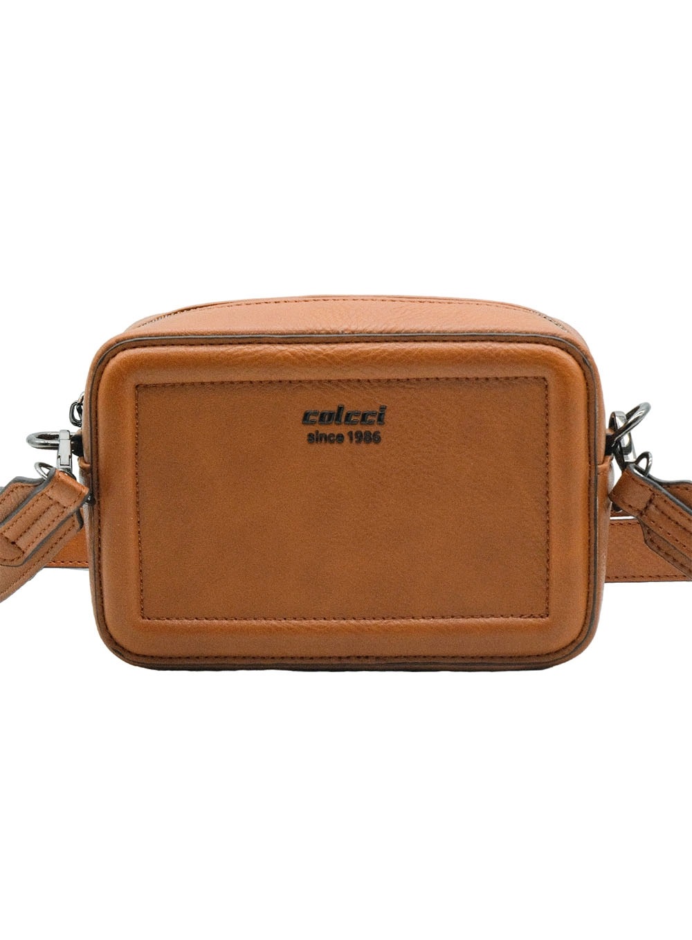 Bolsa Colcci Fem Camera Bag Textura Caramelo
