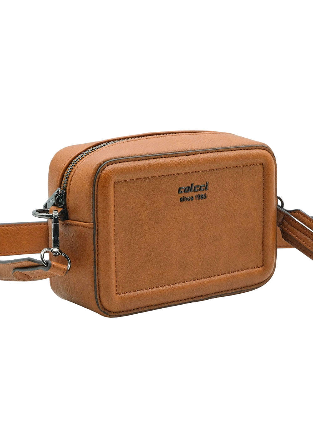 Bolsa Colcci Fem Camera Bag Textura Caramelo