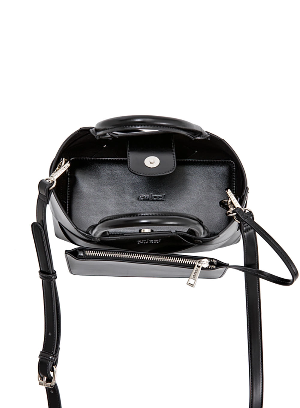 Bolsa Colcci Fem Tote Entrelaçado Box Preto