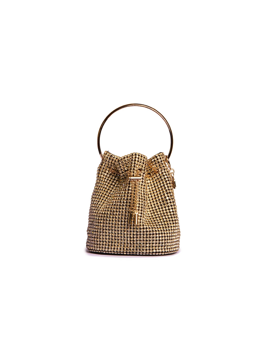 Bolsa Colcci Fem Bucket Argola Strass
