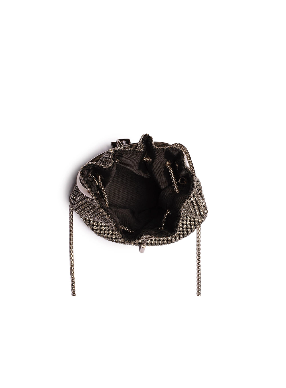 Bolsa Colcci Fem Bucket Argola Strass Cristal