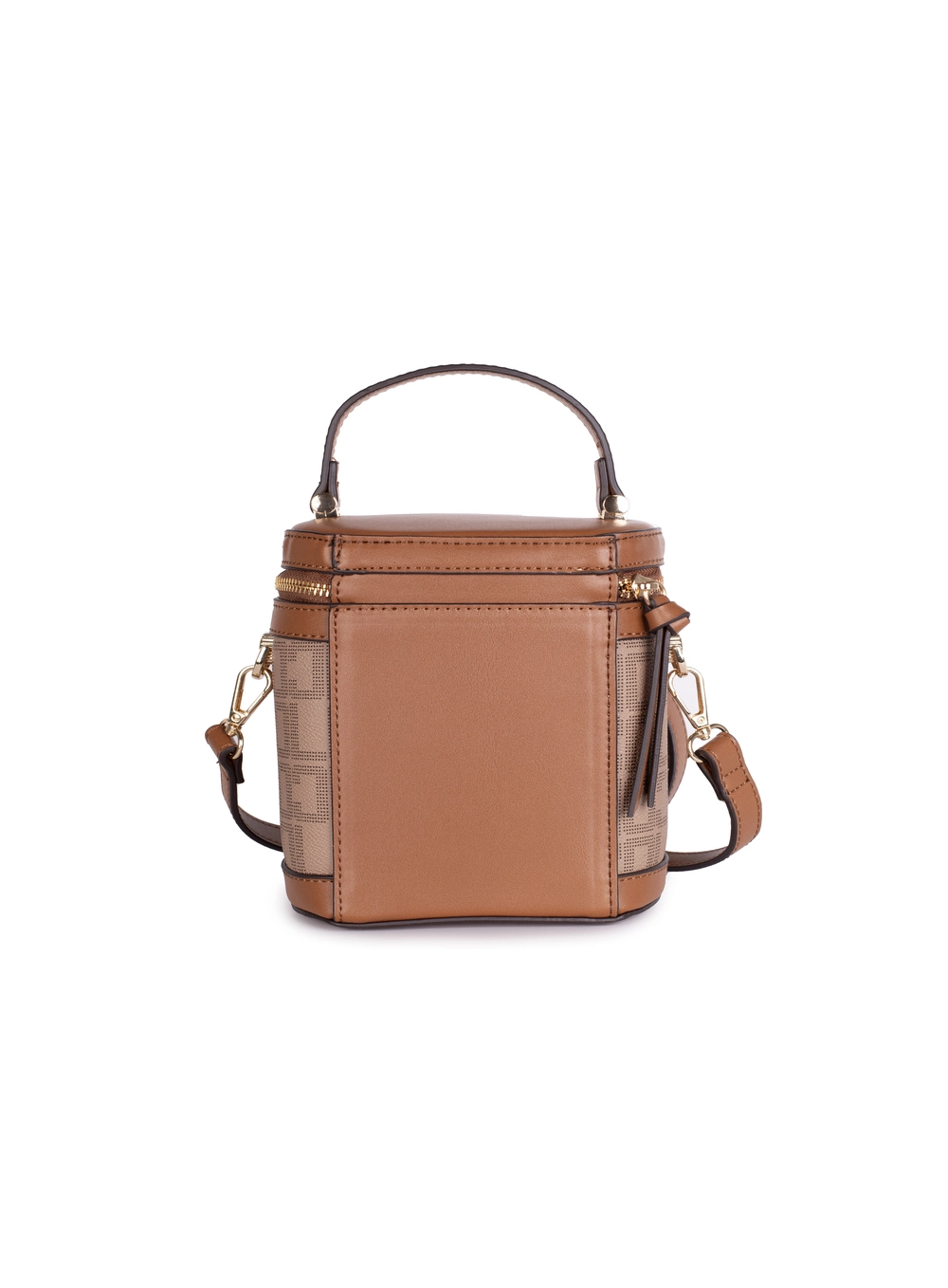 Bolsa Colcci Fem Bucket Monograma Caramelo